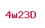 4w23D