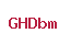GHDbm