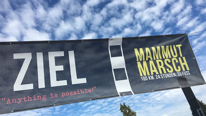 In 2021 wartet auf das Team der BROCKHAUS AG der Mammutmarsch NRW, eine langstrecken-Wanderung über 100 km.