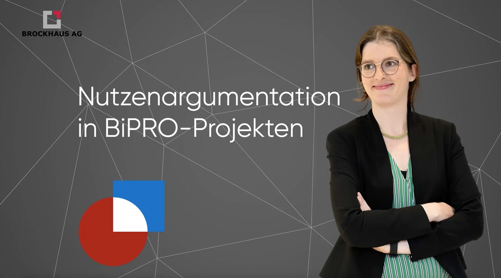 Sarah Hesse erläutert die Besonderheiten bei der Nutzenargumentation von BiPRO-Projekten
